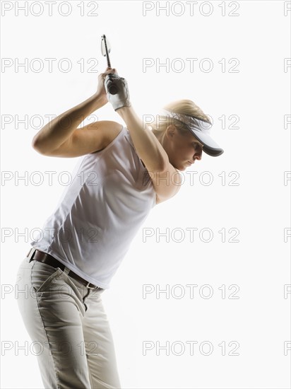 A golfer