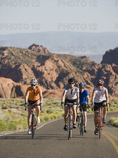 Bikers on the road