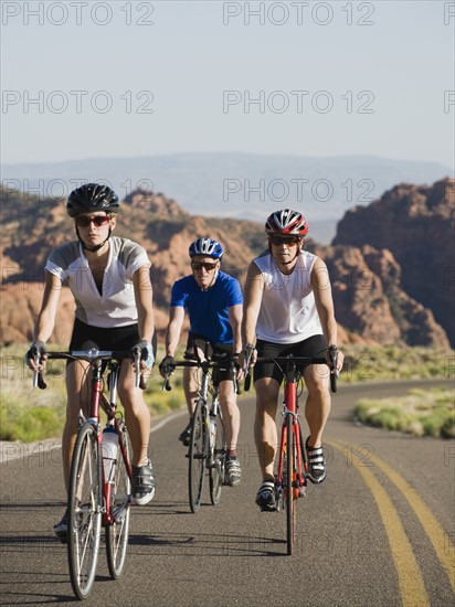 Bikers on the road