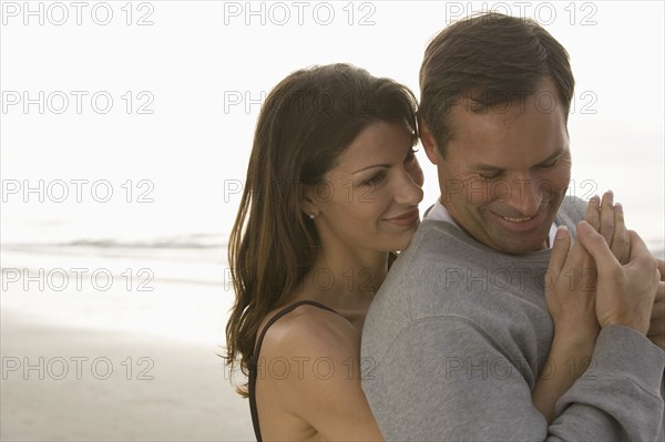 A couple at the beach