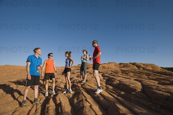 Runners at Red Rock taking a break