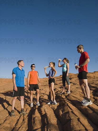 Runners at Red Rock taking a break