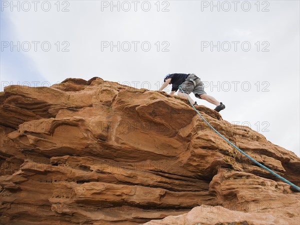 A rock climber at Red Rock