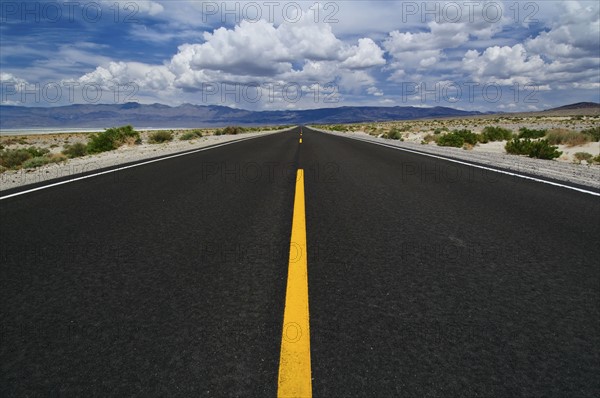 A scenic and empty road