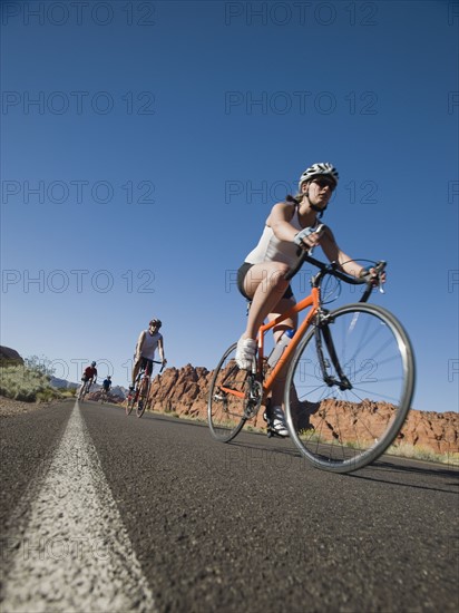 Bikers on the road