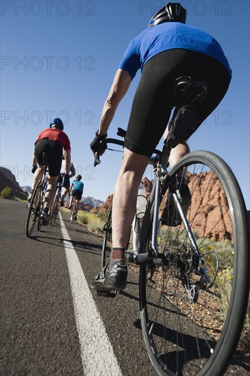 Bikers on the road