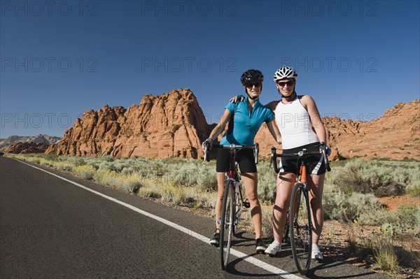 Bikers on the road