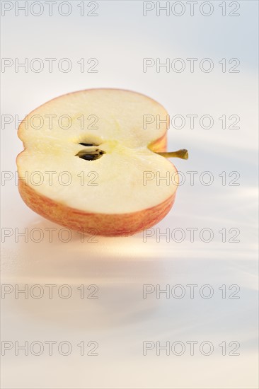 Half of an apple.
