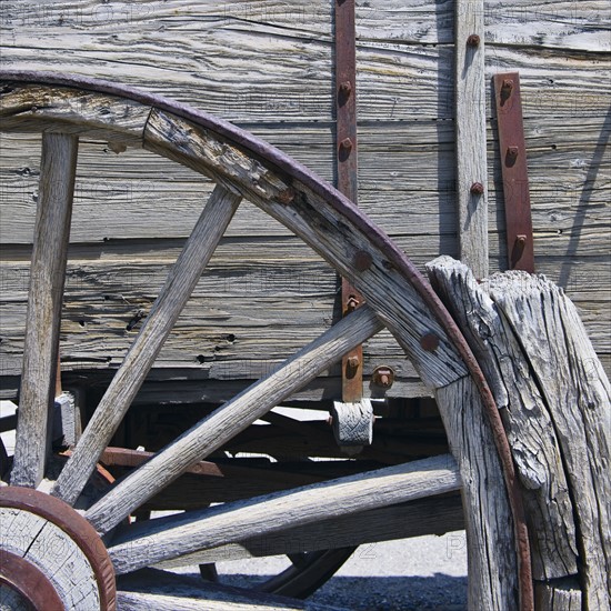 A wagon wheel.