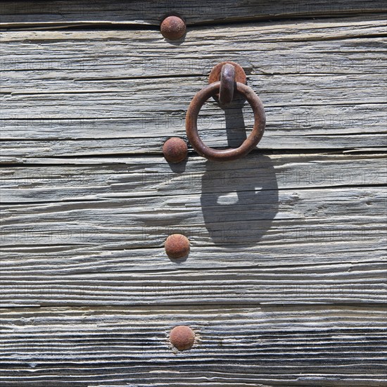 A wooden surface.