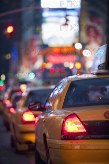 A street scene in New York.