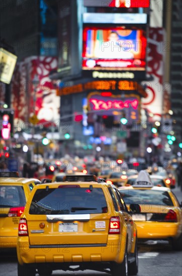 A street scene in New York.