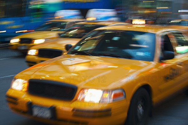 A street scene in New York.