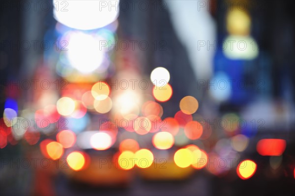 A street scene in New York.