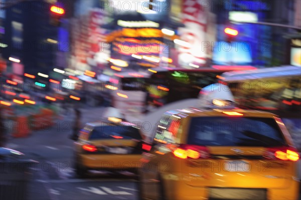 A street scene in New York.