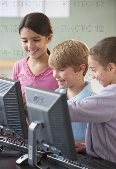 Students in a classroom.