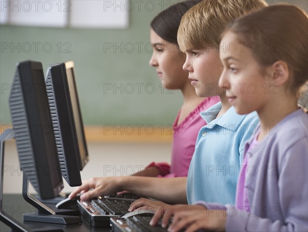 Students in a classroom.