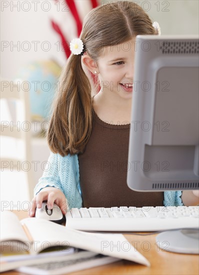 Child at computer