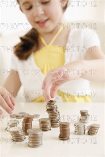 Child paying with money