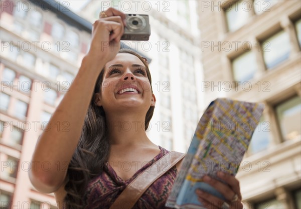 Woman taking picture