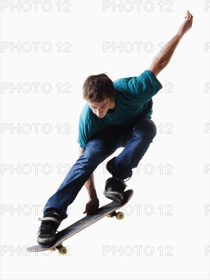 Male skateboarding