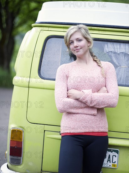 Young woman posing