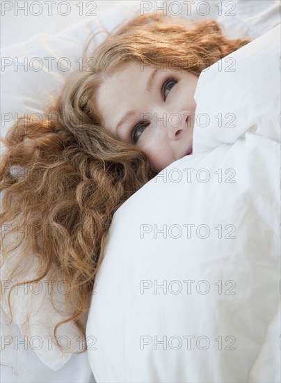 Woman in bed