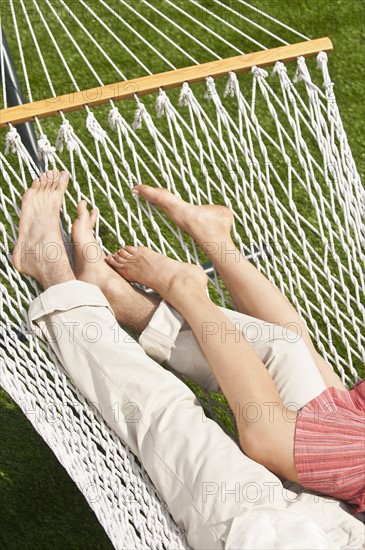 Couple on hammock.