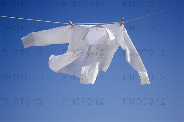 Shirt on clothes line