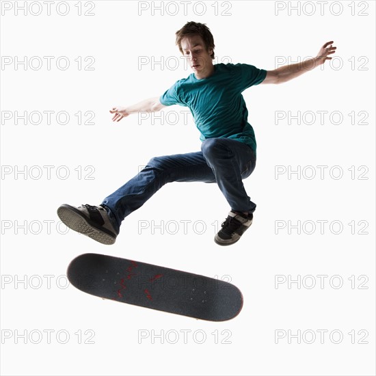 Male skateboarding