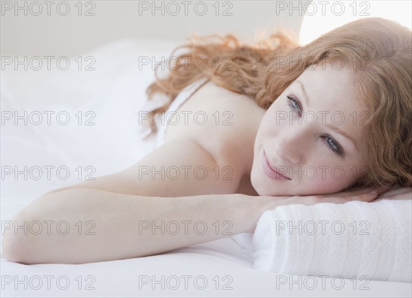 Woman in bed