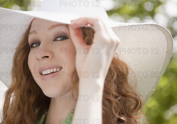 Woman with hat