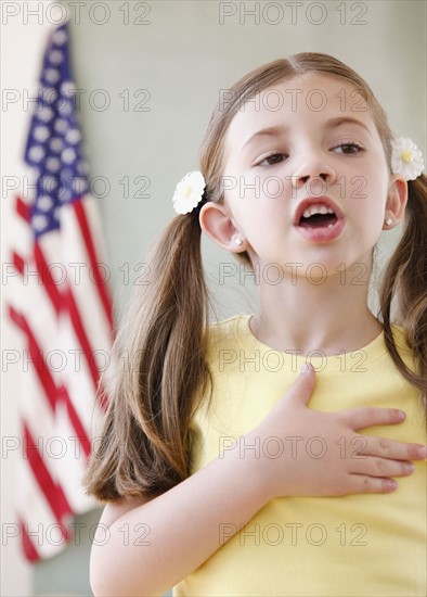 Child singing