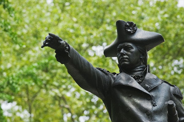 Statue of Commodore Barry.