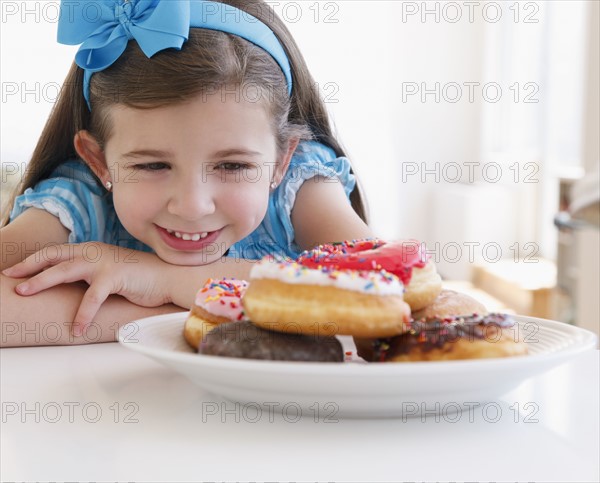 Child looking at dessert