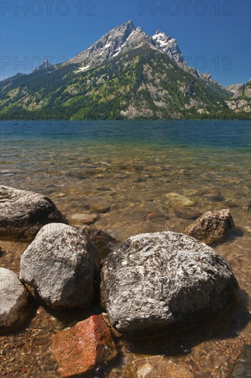 Scenic mountain lake.