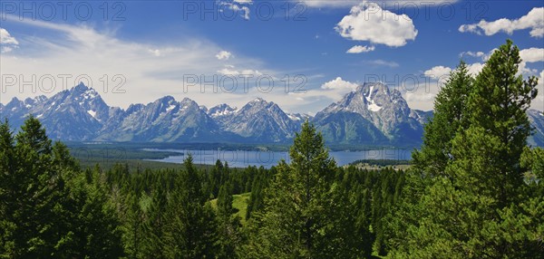 Scenic mountain lake.