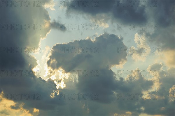 Storm clouds.