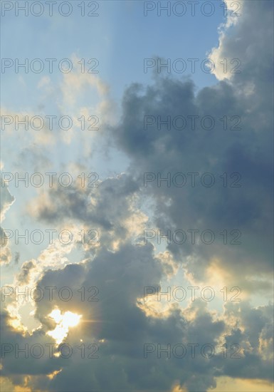 Storm clouds.