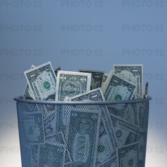 Basket of money.
