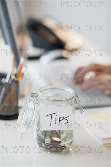 Tip jar.