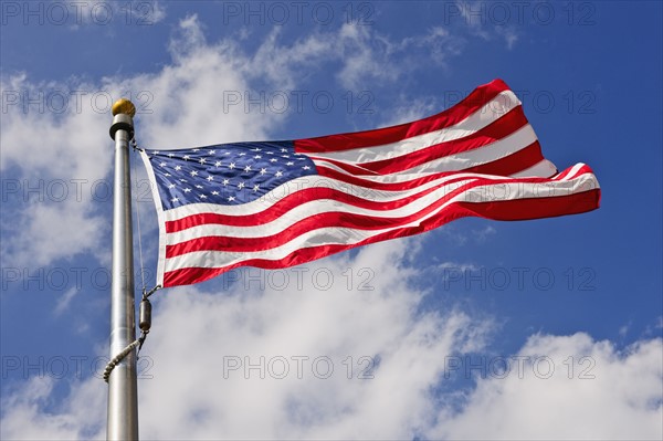 American flag.