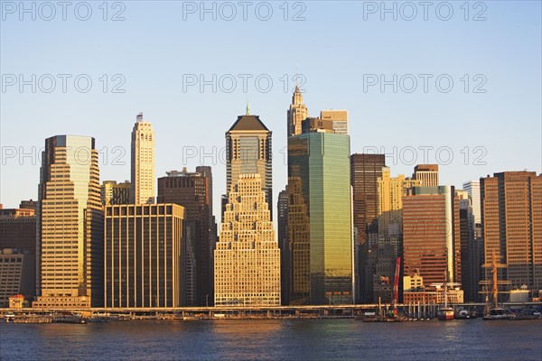 Waterfront cityscape