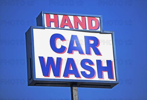 Car wash sign