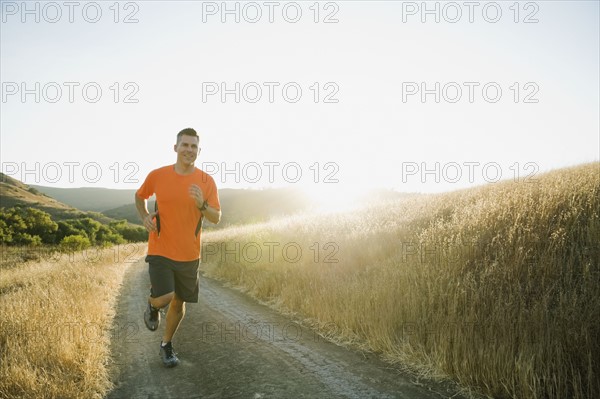 Man jogging