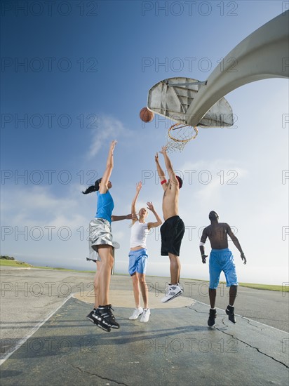 Basketball players