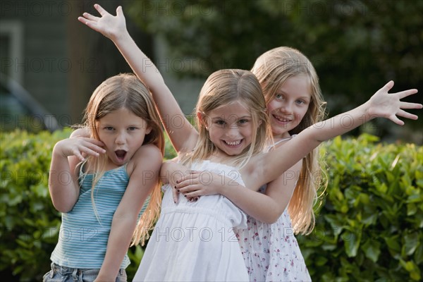 Three young girls