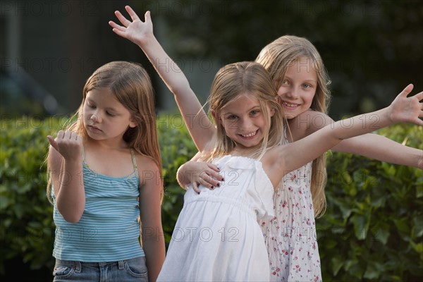 Three young girls