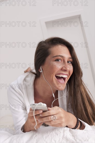 Young woman laughing