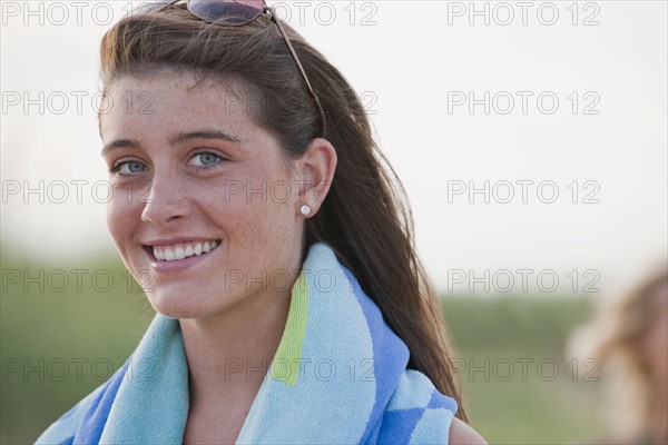 Young woman at the beach